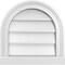Ekena Millwork Round Top Surface Mount PVC Gable Vent w/ 2"W x 2"P Brickmould Sill Frame, 16"W x 16"H GVPRT16X1603SN - alternate 1